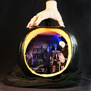 Addams family pumpkin