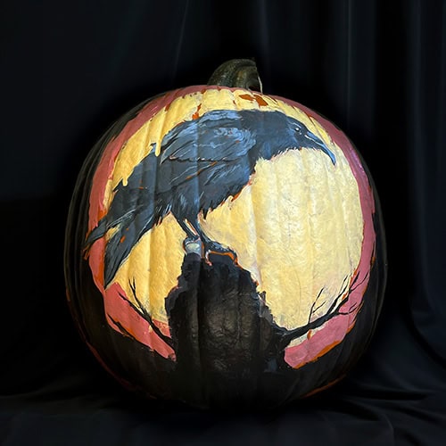 raven pumpkin winner