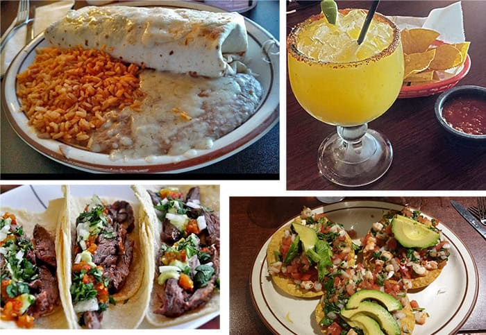 Chavolo's Mexican food collage