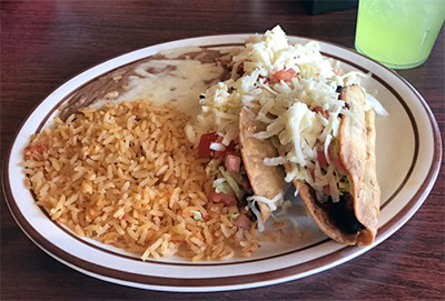 Chavolo's taco plate