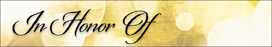 honorary donation header