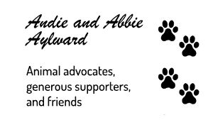 sponsored by Andie and Abby Aylward