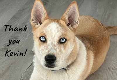 generous sponsor Kevin