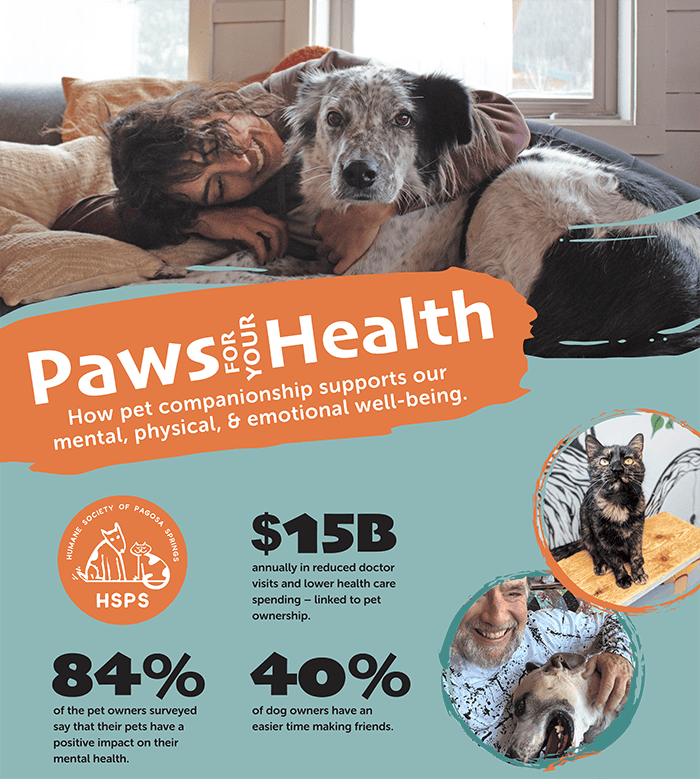 Paws for your health graphic