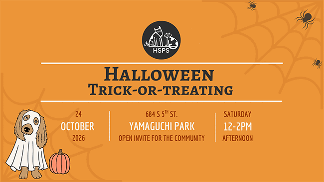 Halloween trick or treating banner